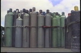 SAFE HANDLING OF COMPRESSED GAS CYLINDERS -